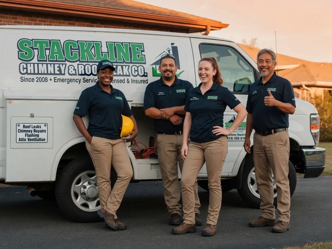 Chimney flashing repair company in Luzerne, MI